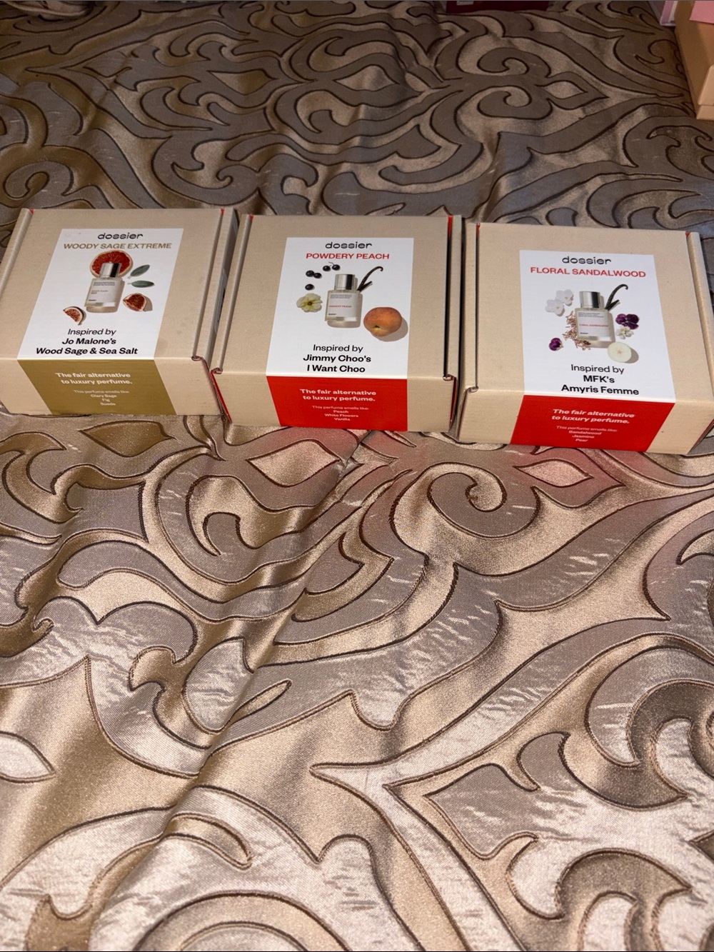 Dossier Fragrance You Pick - Woody Sage, Powdery Peach, Floral Sandalwood